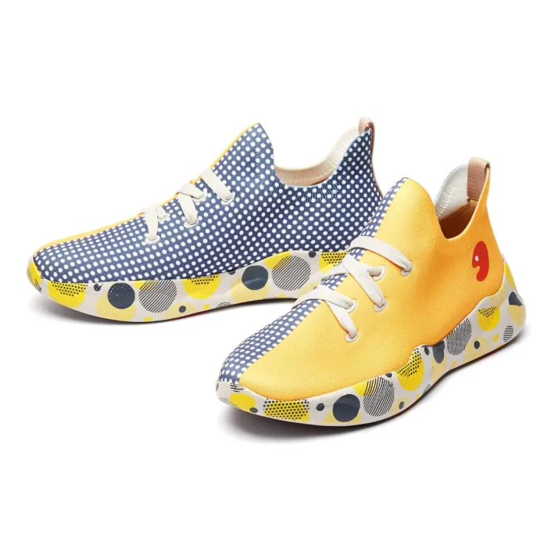 Grey & Yellow Mijas Men sold by UIN Footwear