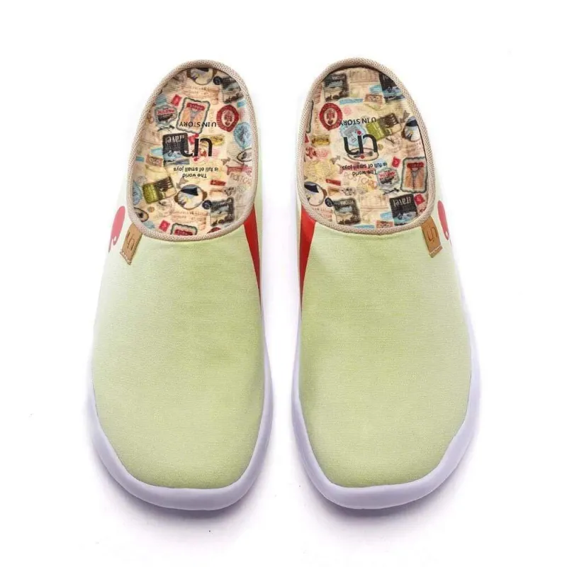 Marbella Light Green Slipper sold by UIN Footwear