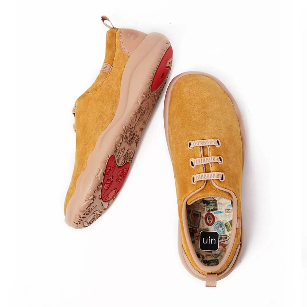 Segovia Khaki Cow Suede Lace-up Shoes Women sold by UIN Footwear product image thumbnail 5