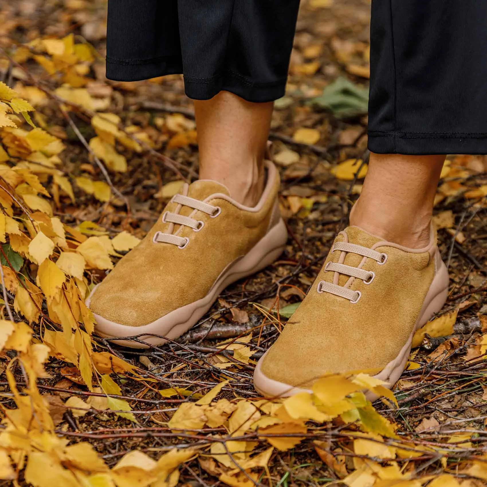 Segovia Khaki Cow Suede Lace-up Shoes Women sold by UIN Footwear product image thumbnail 3