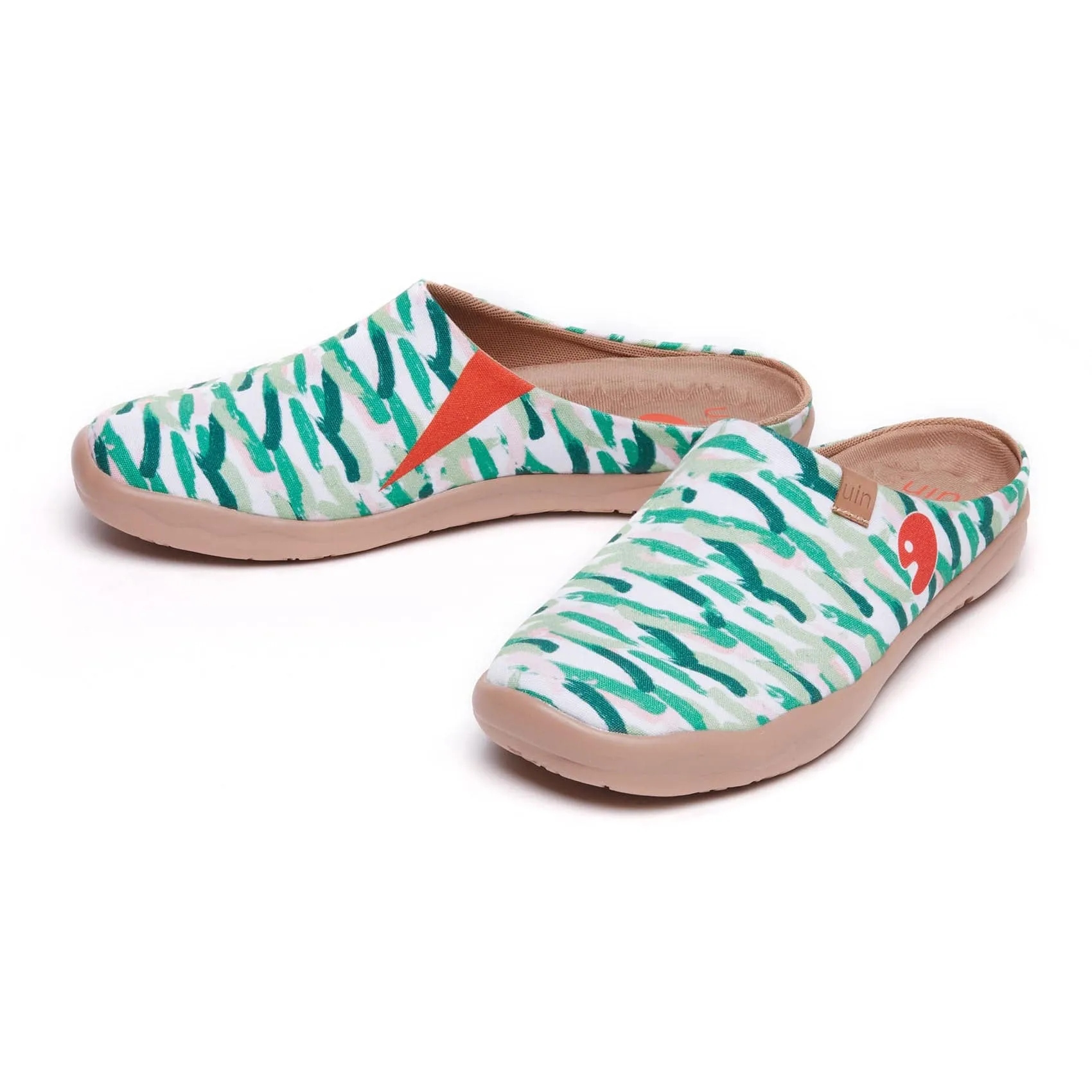 Van Gogh Wheatfield with Cypresses V2 Malaga Slipper Women sold by UIN Footwear product image thumbnail 4