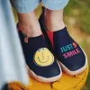 Smiley Black Knitted Women sold by UIN Footwear