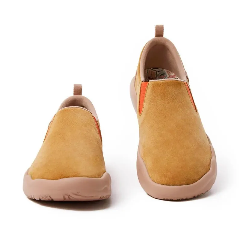 Cuenca Khaki Cow Suede Women sold by UIN Footwear