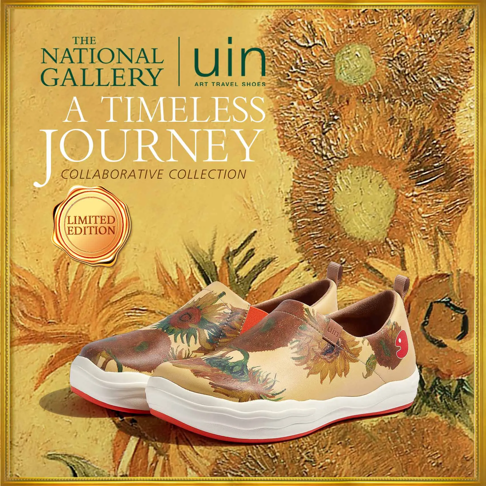 Van Gogh Sunflowers Toledo VIII Men sold by UIN Footwear product image thumbnail 2