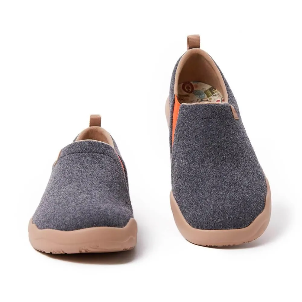 Toledo II Deep Grey Wool Men sold by UIN Footwear