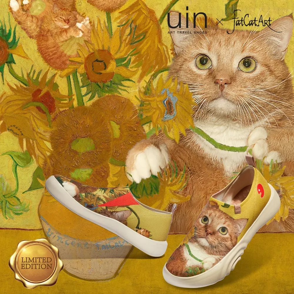 Sunflowers and Cat 4 Toledo XV Women sold by UIN Footwear product image thumbnail 2