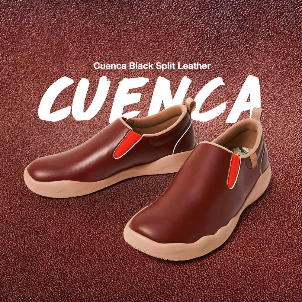 Cuenca Burgundy Split Leather Men sold by UIN Footwear product image thumbnail 2
