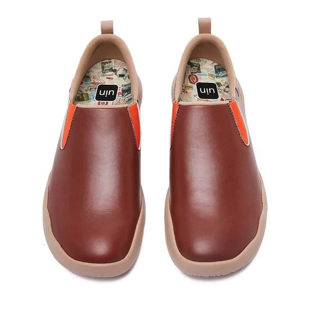 Cuenca Burgundy Split Leather Men sold by UIN Footwear