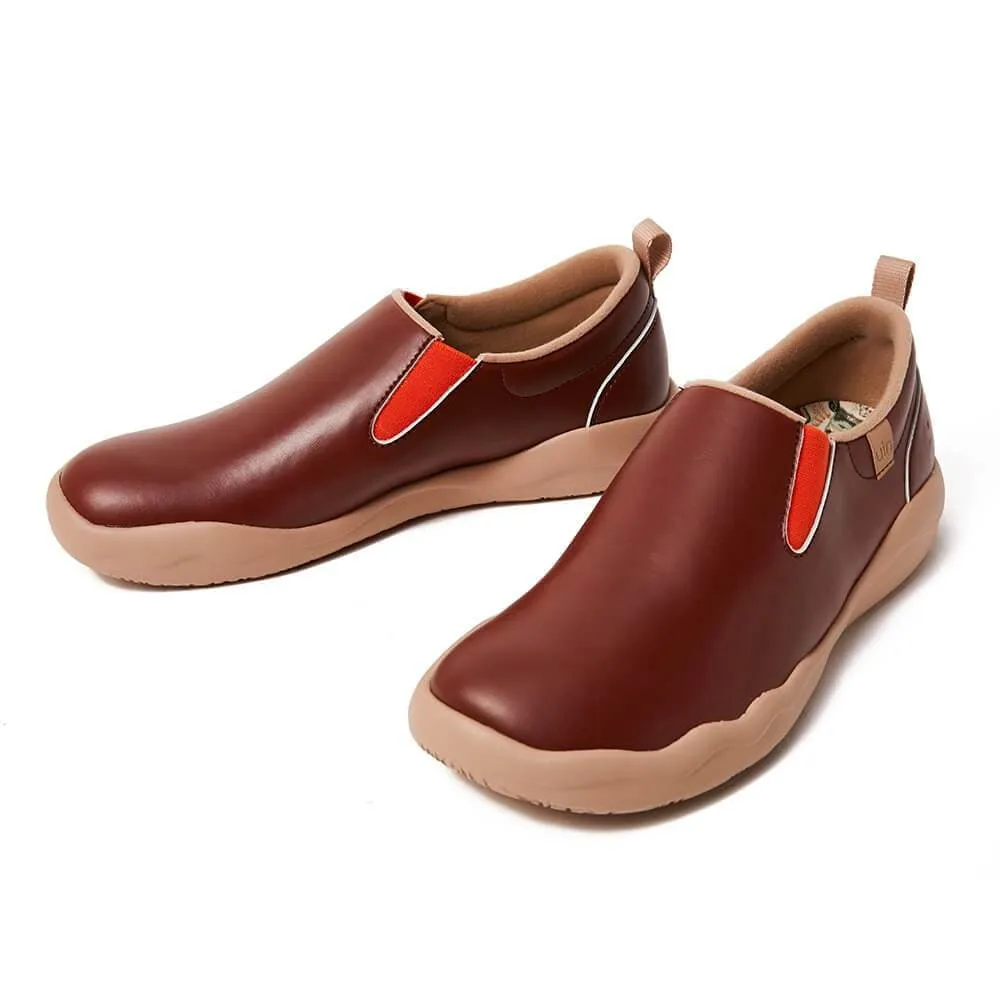 Cuenca Burgundy Split Leather Men sold by UIN Footwear product image thumbnail 4