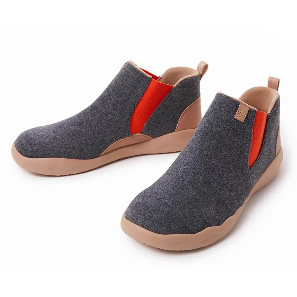 Granada Deep Grey Wool Boots Women sold by UIN Footwear product image thumbnail 5
