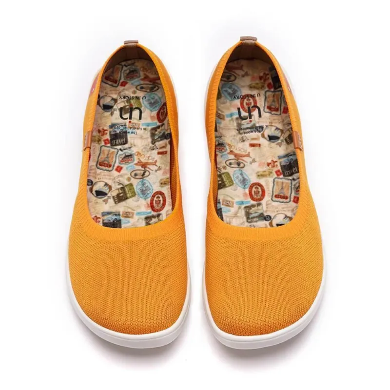 Valencia Knitted Orange sold by UIN Footwear