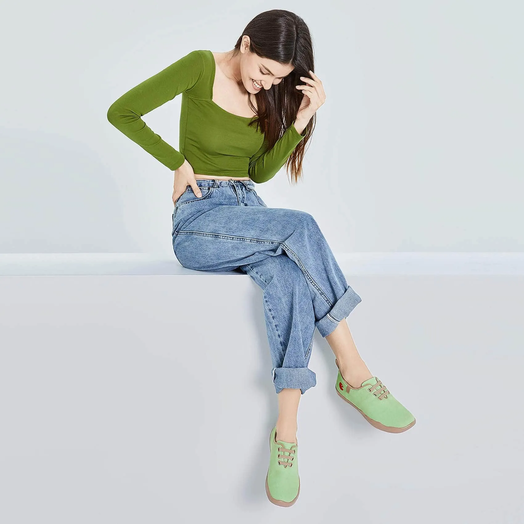 Moguer Pastel Green sold by UIN Footwear product image thumbnail 4