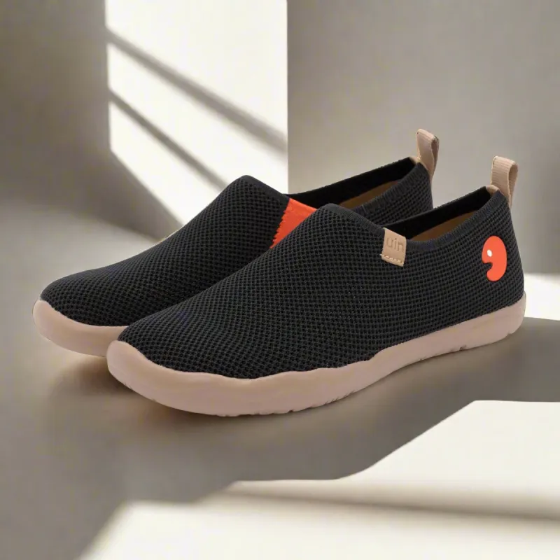 Knitted Dark Black Toledo I Women sold by UIN Footwear