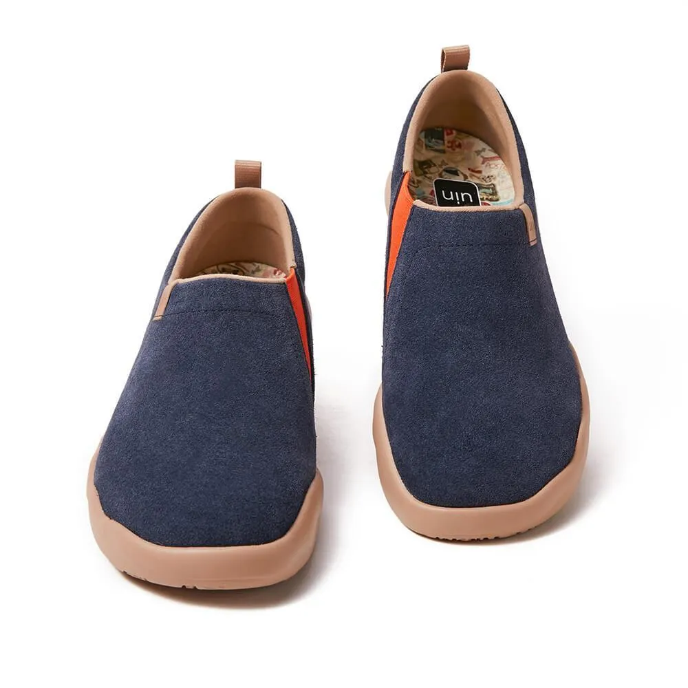 Toledo II Deep Blue Cow Suede Men sold by UIN Footwear product image thumbnail 3