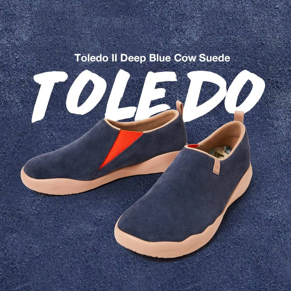Toledo II Deep Blue Cow Suede Men sold by UIN Footwear product image thumbnail 2