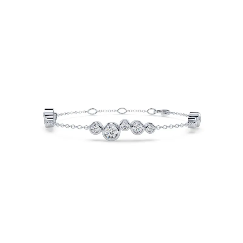 The Elara Bracelet | 1.75ct Lab Grown Diamond 14k Gold Constellation sold by Ethica Diamonds