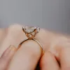 The Elissa Ring | Asscher Lab Diamond Dainty Engagement Solitaire sold by Ethica Diamonds