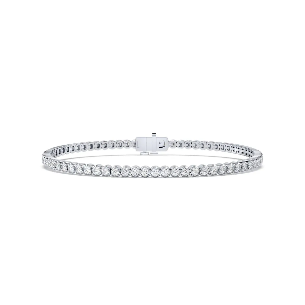 The Auryn Bracelet | 3.0ct Lab Grown Diamond 14k Gold Tennis sold by Ethica Diamonds