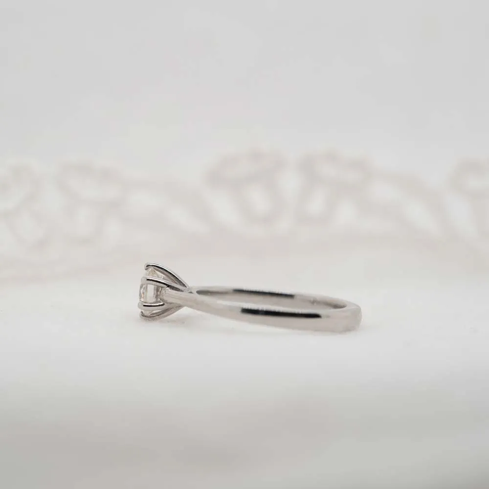 The Tasha Ring | 0.50ct D-E VVS1 Six Claw Engagement Solitaire 950 Platinum sold by Ethica Diamonds product image thumbnail 3