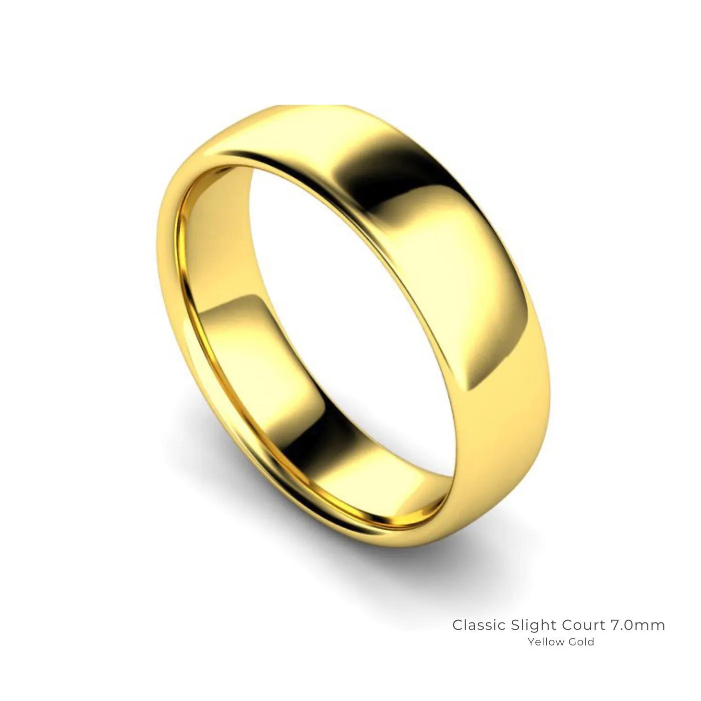 Slight Court | 7.0mm Wedding Band sold by Ethica Diamonds