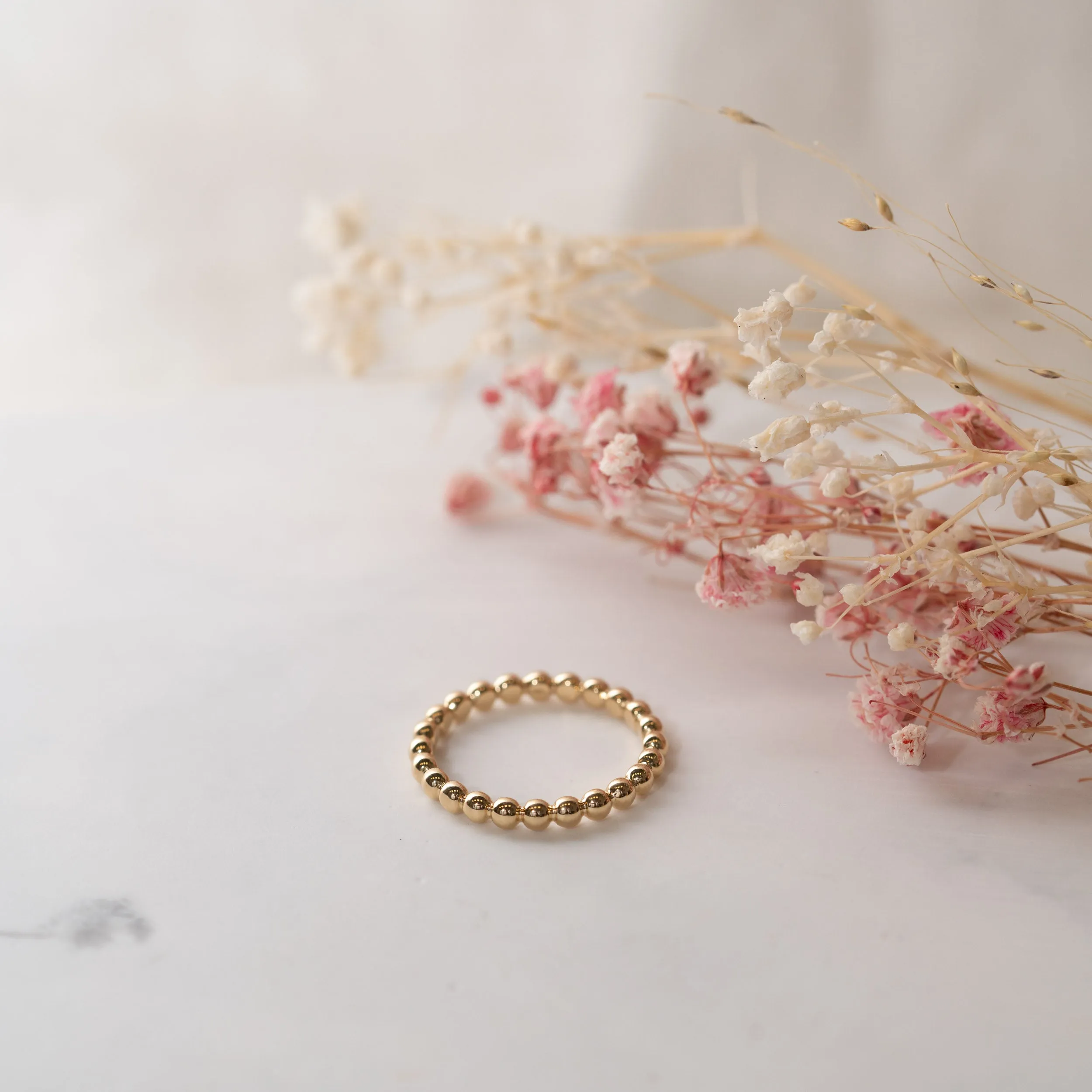 The Lana Ring | Beaded Modern Wedding Band sold by Ethica Diamonds product image thumbnail 4