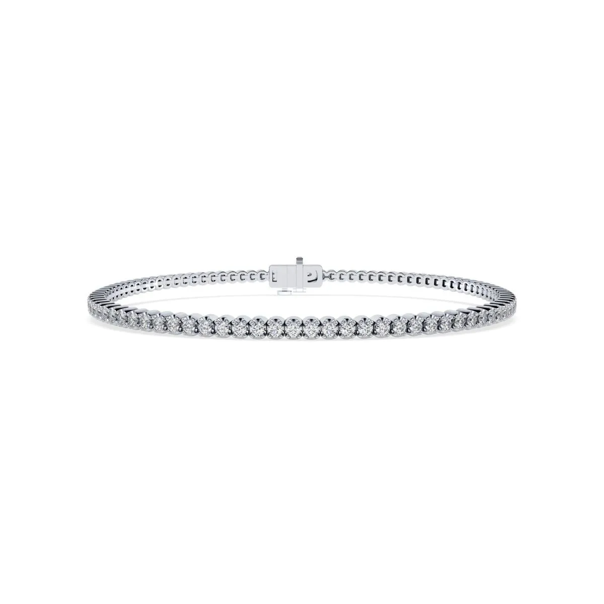 The Auryn Bracelet | 2.0ct Lab Grown Diamond 14k Gold Tennis sold by Ethica Diamonds