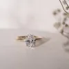The Alice Ring | Oval Lab Diamond Four Claw Engagement Solitaire sold by Ethica Diamonds
