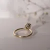 The Alice Ring | Oval Lab Diamond Four Claw Engagement Solitaire sold by Ethica Diamonds