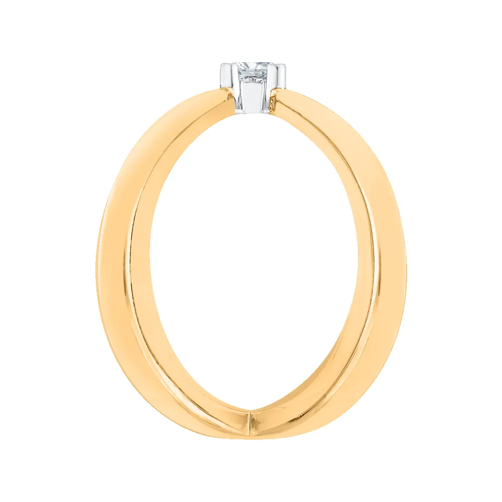 The Eleni | Lab Diamond Criss Cross Statement Ring sold by Ethica Diamonds product image thumbnail 4