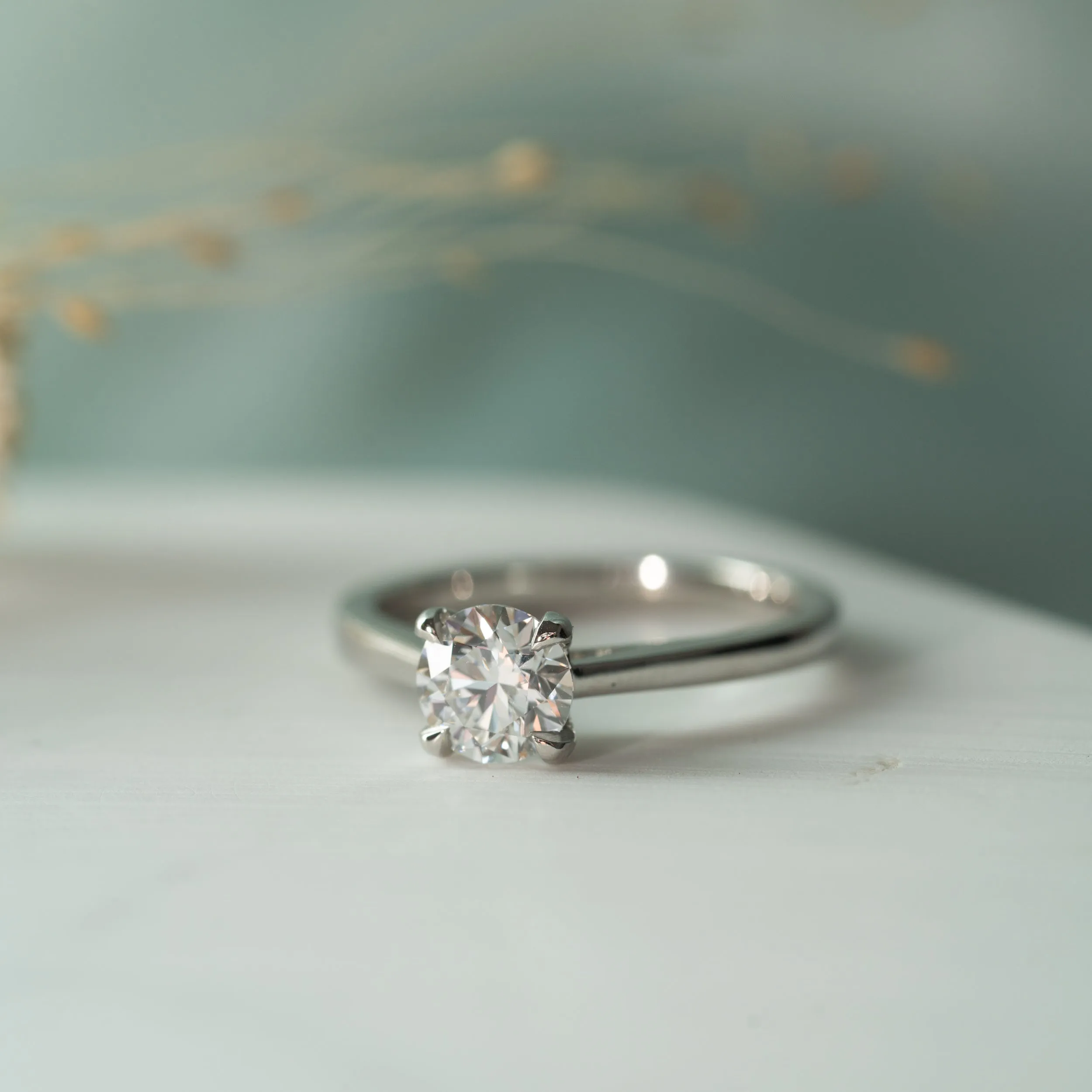 The Kae Ring | Round Lab Diamond Dainty Classic Engagement Solitaire sold by Ethica Diamonds product image thumbnail 5