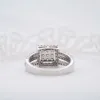 The Niamh Ring | 0.96ct VS1 D-E Lab Diamond Pavé Art Deco Halo Cluster sold by Ethica Diamonds