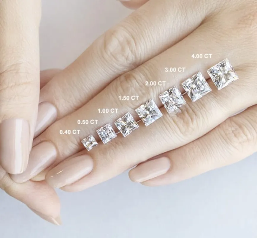 Princess Cut made by Ethica Diamonds