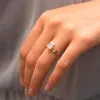 The Alina Ring | Lab Diamond Open Shank Stacking Band sold by Ethica Diamonds