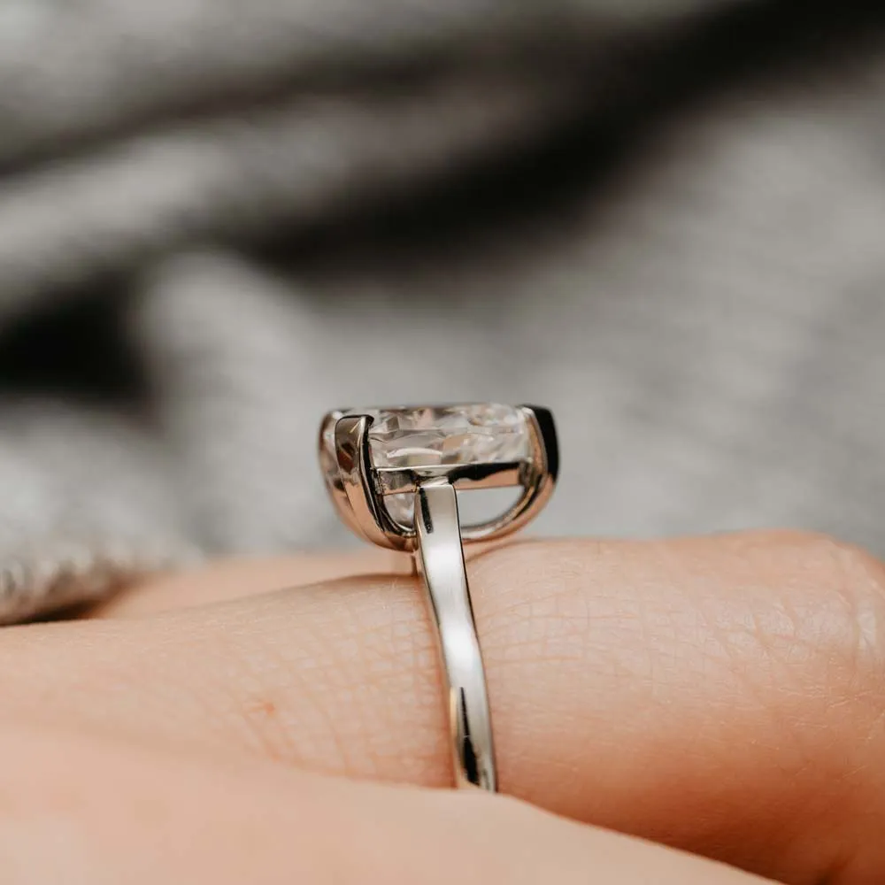 The Kendall Ring | 2.11ct D-E VVS1 Pear Cut Engagement Solitaire 950 Platinum sold by Ethica Diamonds product image thumbnail 2