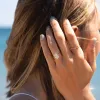 The Penelope Ring | Oval Lab Diamond Slim Engagement Solitaire sold by Ethica Diamonds