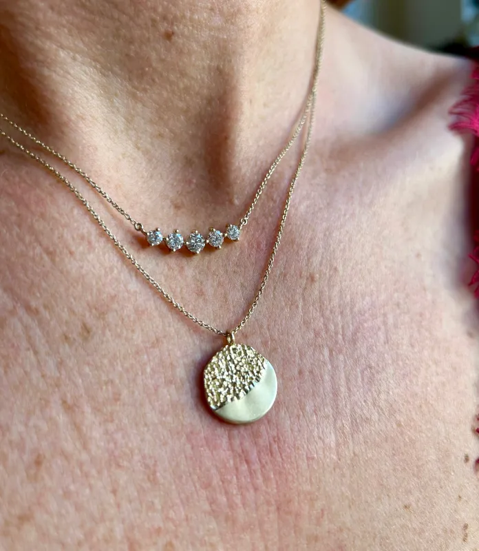 The Lyra | 0.81ct Diamond Necklace sold by Ethica Diamonds