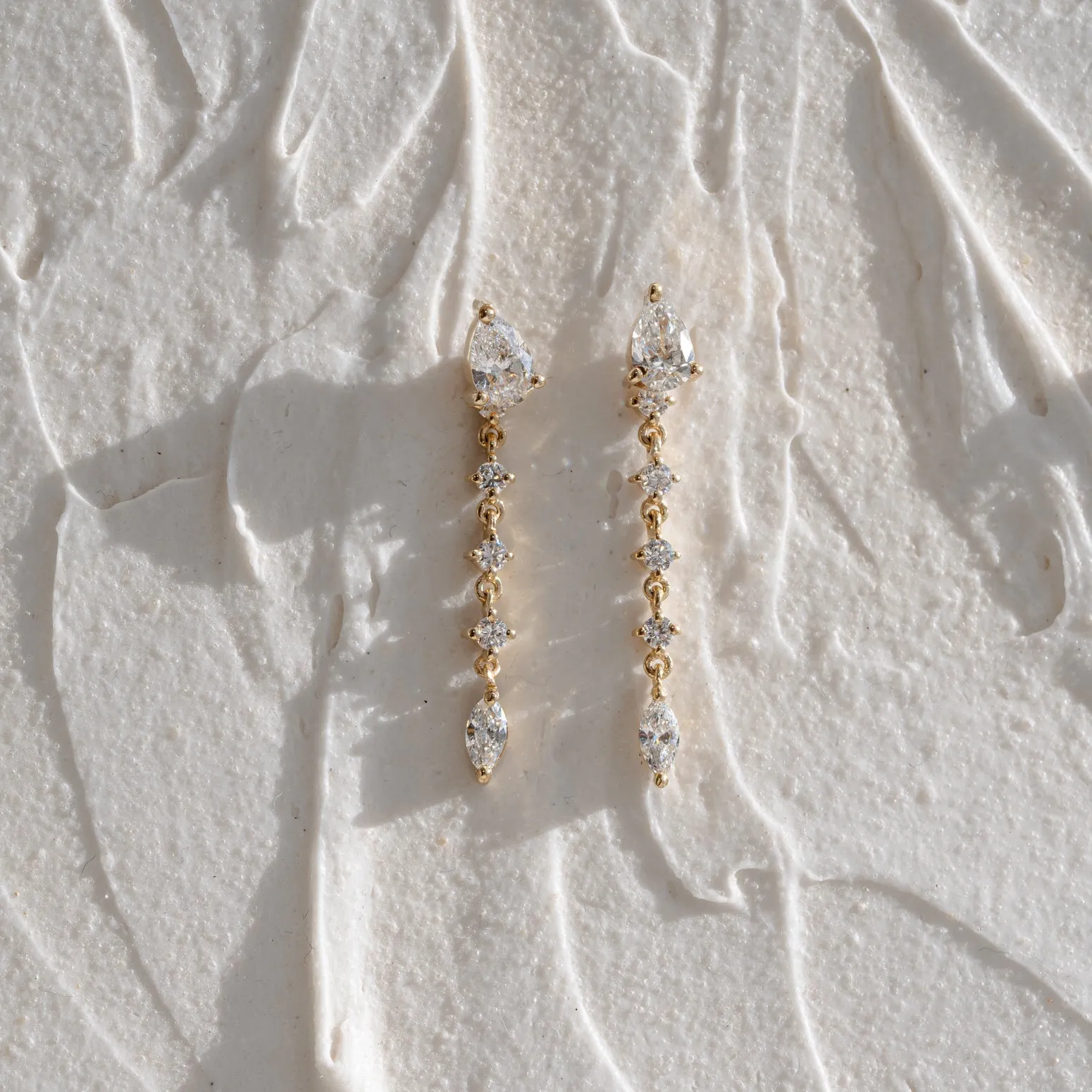 The Evelina | Pear Cut 1.52ct Lab Grown Diamond Earrings sold by Ethica Diamonds