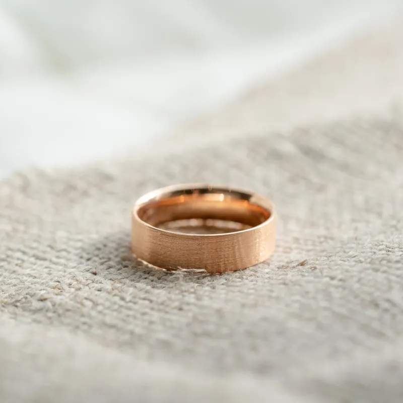 Flat Court | 2 - 8mm Plain Wedding Bands made by Ethica Diamonds