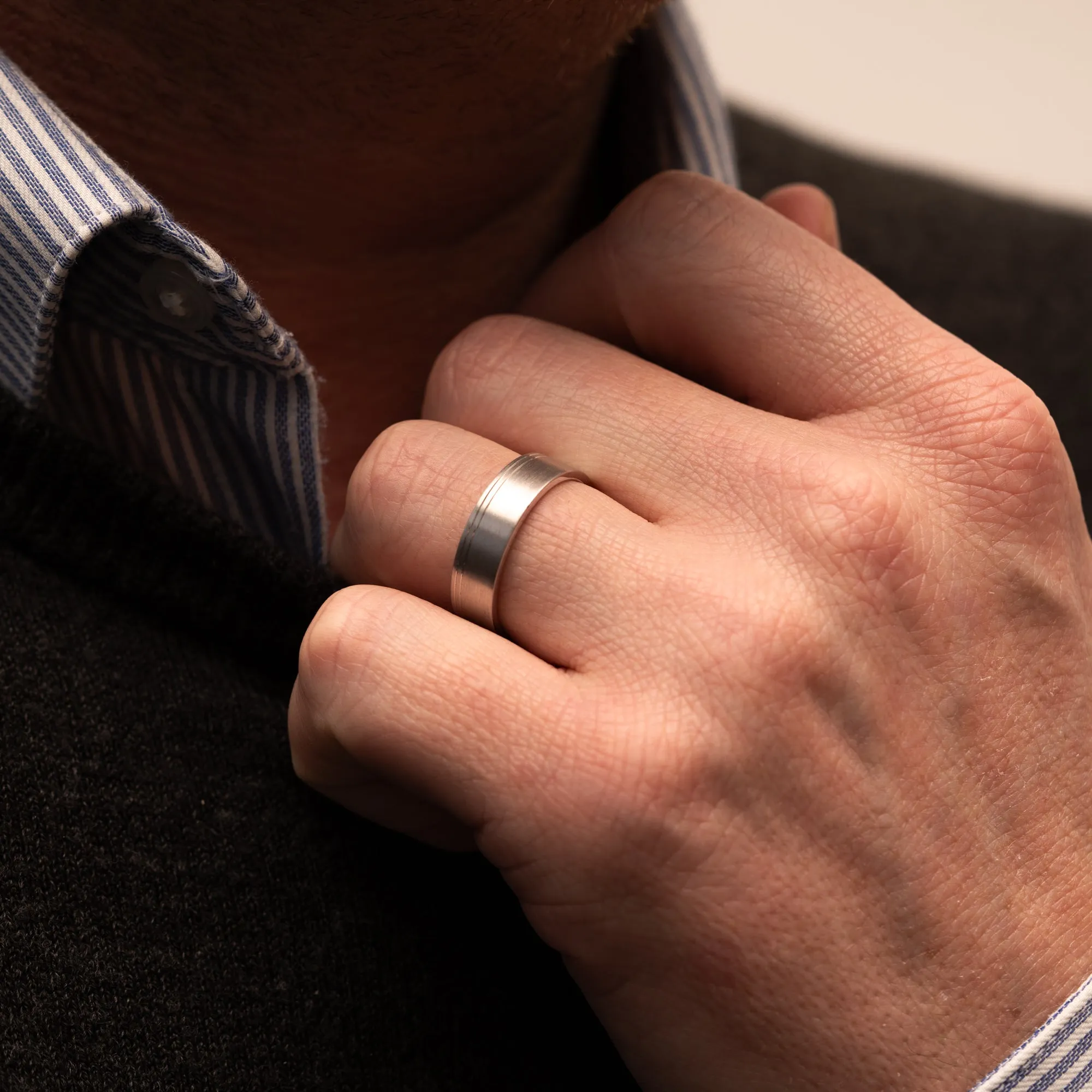 Flat Court | 2 - 8mm Plain Wedding Bands sold by Ethica Diamonds product image thumbnail 4