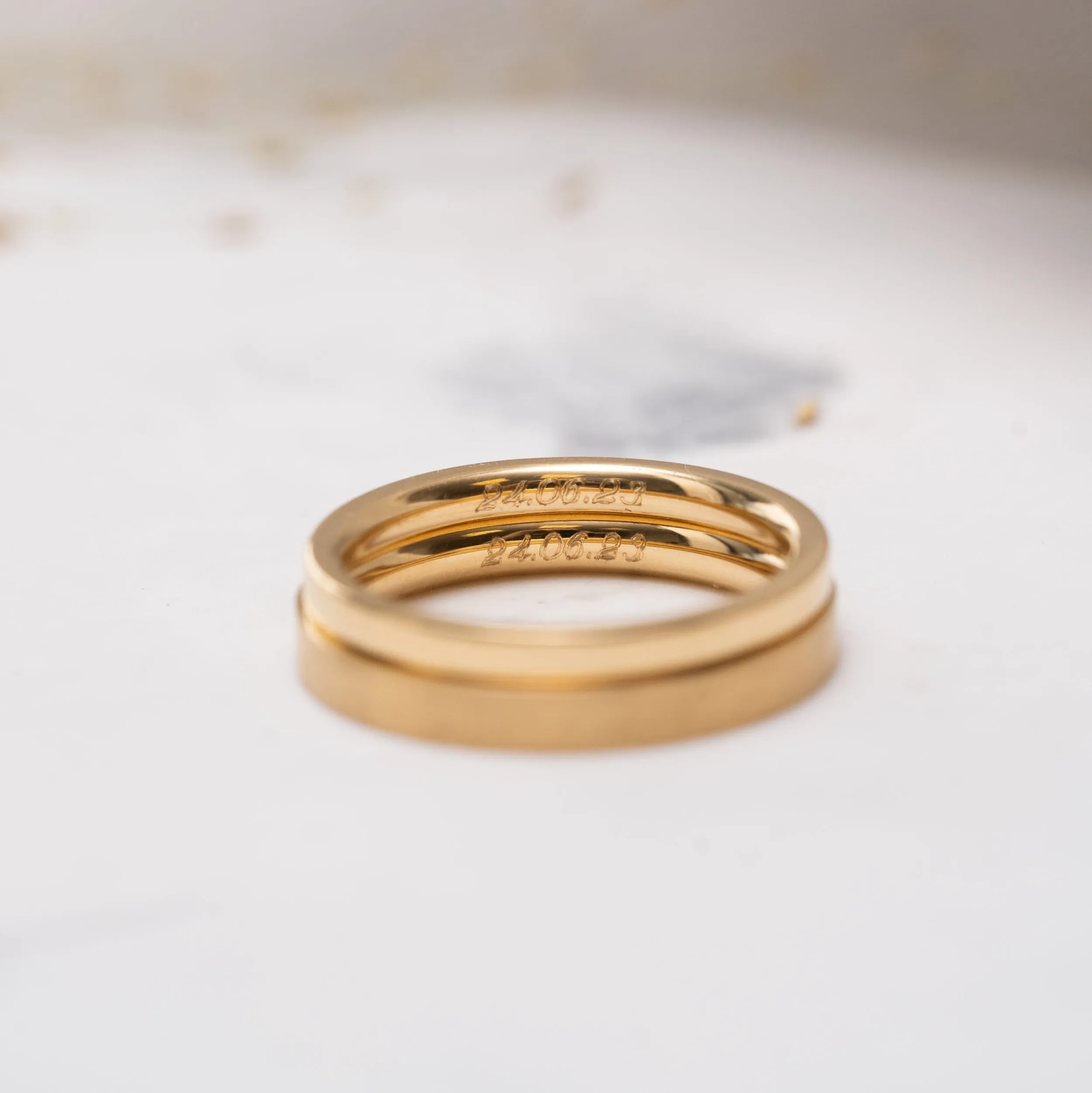 Flat Court | 2 - 8mm Plain Wedding Bands sold by Ethica Diamonds product image thumbnail 3