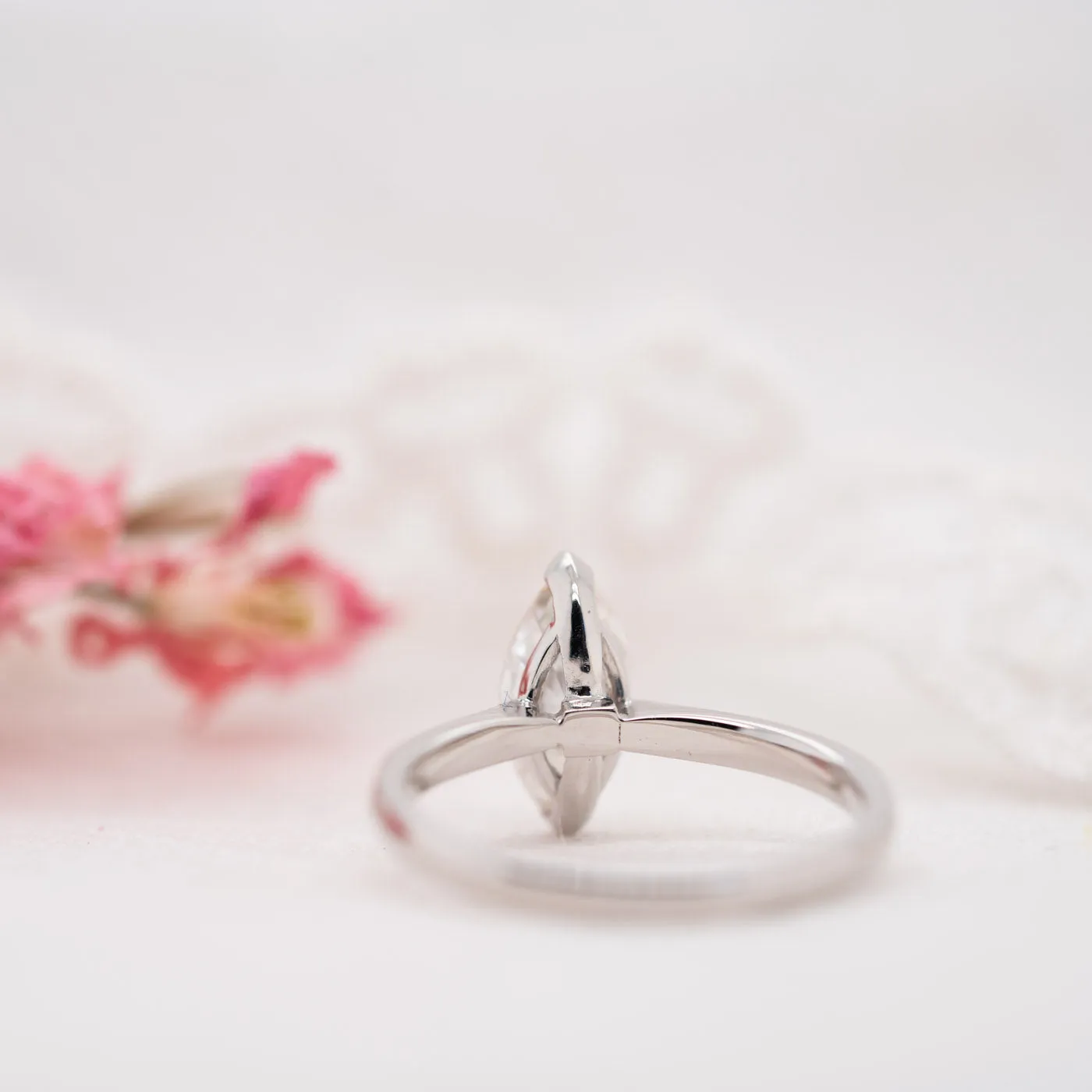 The Rosemont Ring | 1.02ct E VVS1 Marquise Engagement Solitaire 950 Platinum sold by Ethica Diamonds product image thumbnail 5