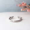 The Bonnie Ring | Lab Diamond Nature Inspired Open Shank Band sold by Ethica Diamonds