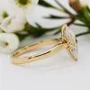 The Diella Ring | Pear Moissanite Toi et Moi Vintage Engagement sold by Ethica Diamonds