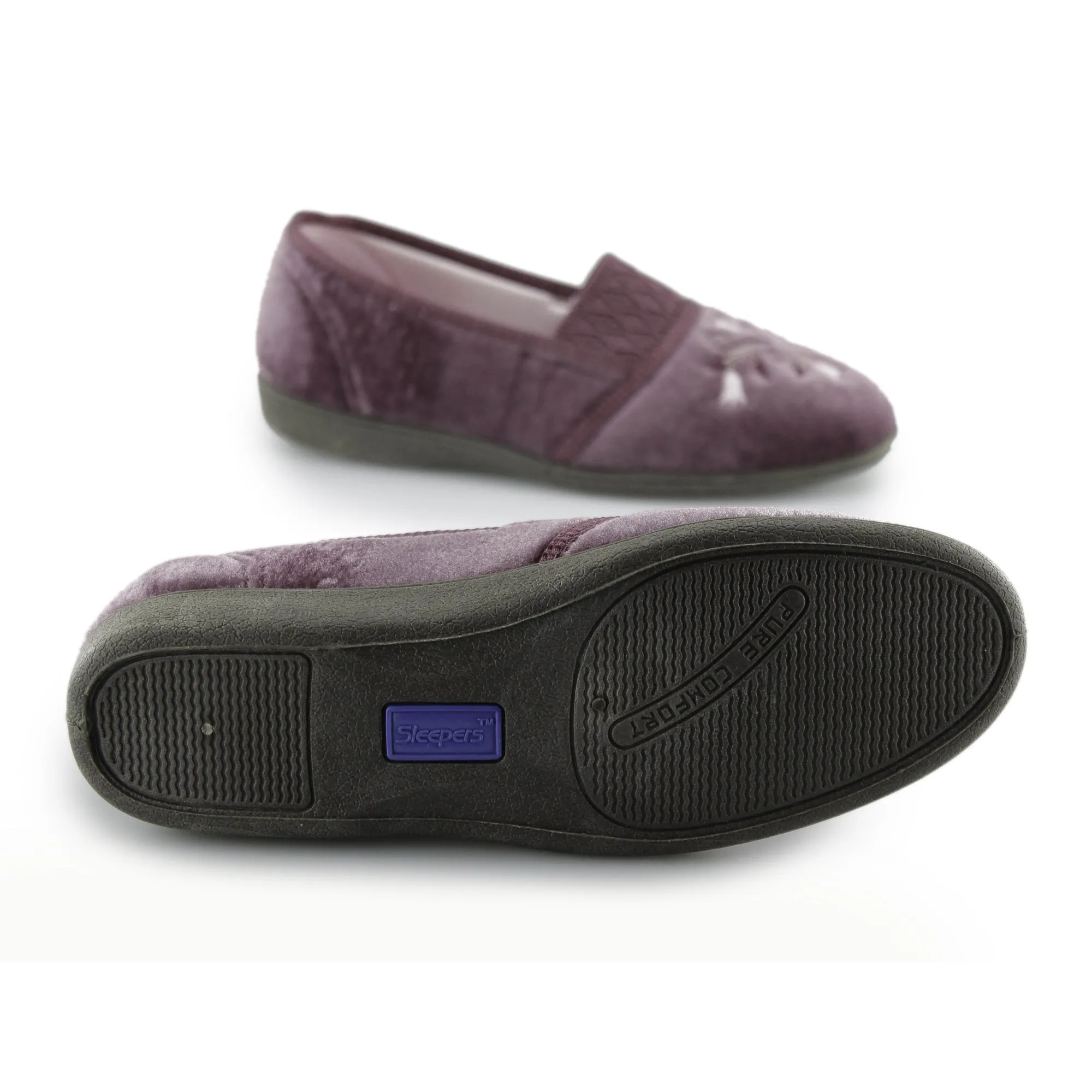 Sleepers INEZ Womens Full Slippers Heather sold by House of Slippers product image thumbnail 4