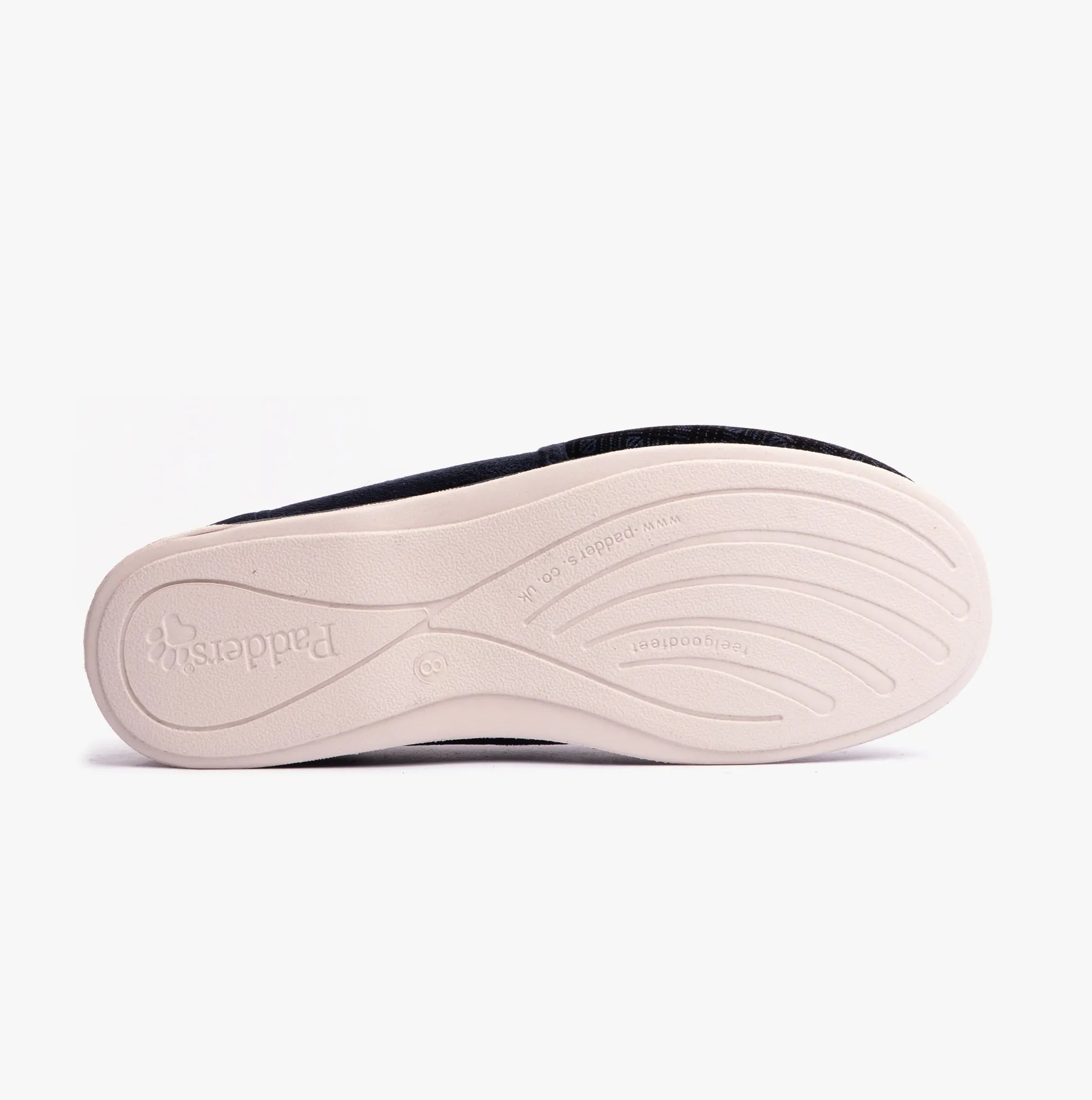 ALBERT Mens (G Fit) Full Slippers Navy Combi sold by House of Slippers product image thumbnail 5