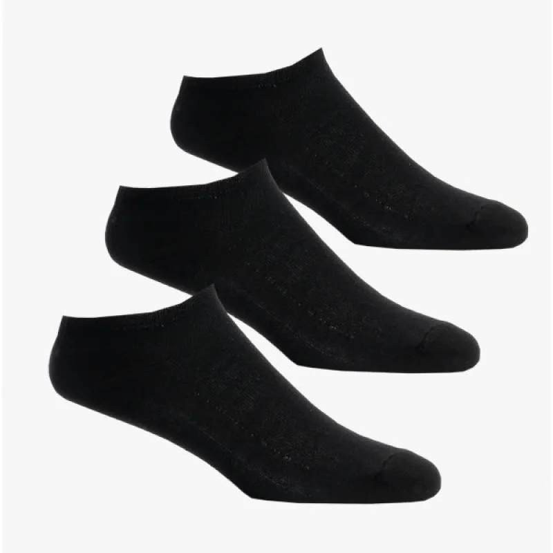 Shuperb 3 Pack Womens Trainer Socks Black: One Size sold by House of Slippers