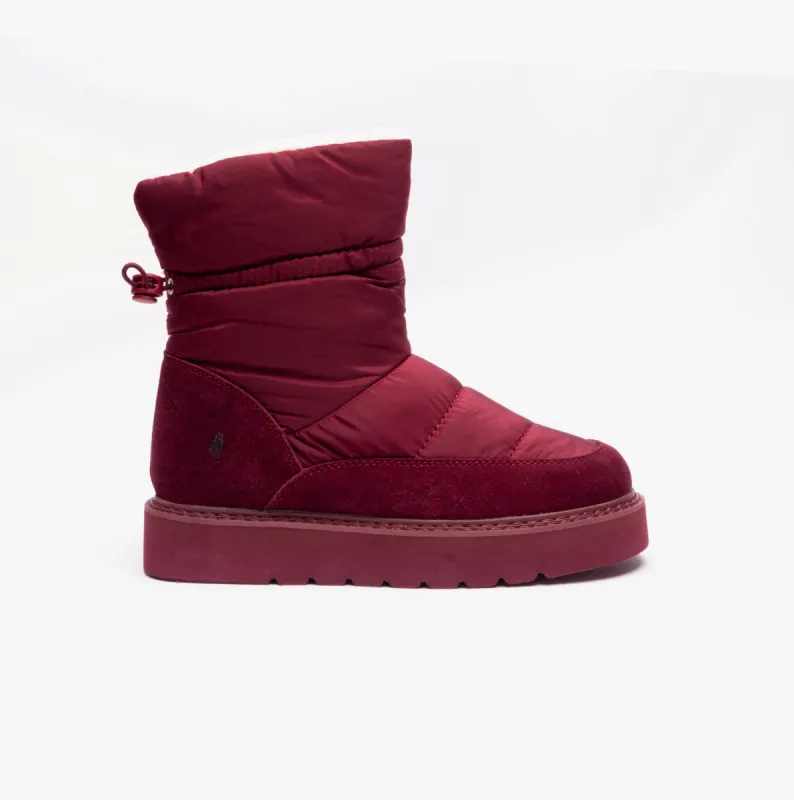 Hush Puppies HUSH PUFFIES Classic Womens Slippers Merlot sold by House of Slippers