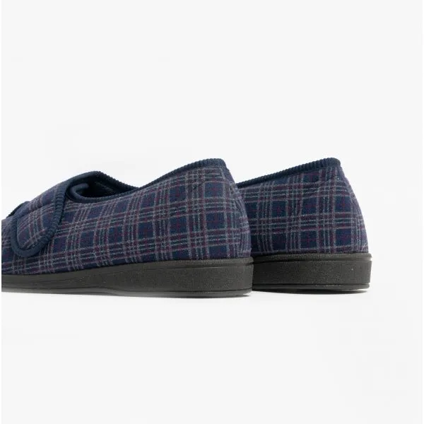 Sleepers JULIAN II Mens Full Slippers Navy sold by House of Slippers product image thumbnail 5