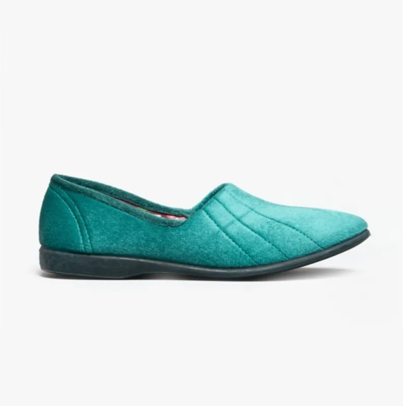 AUDREY Ladies Slippers Ocean sold by House of Slippers