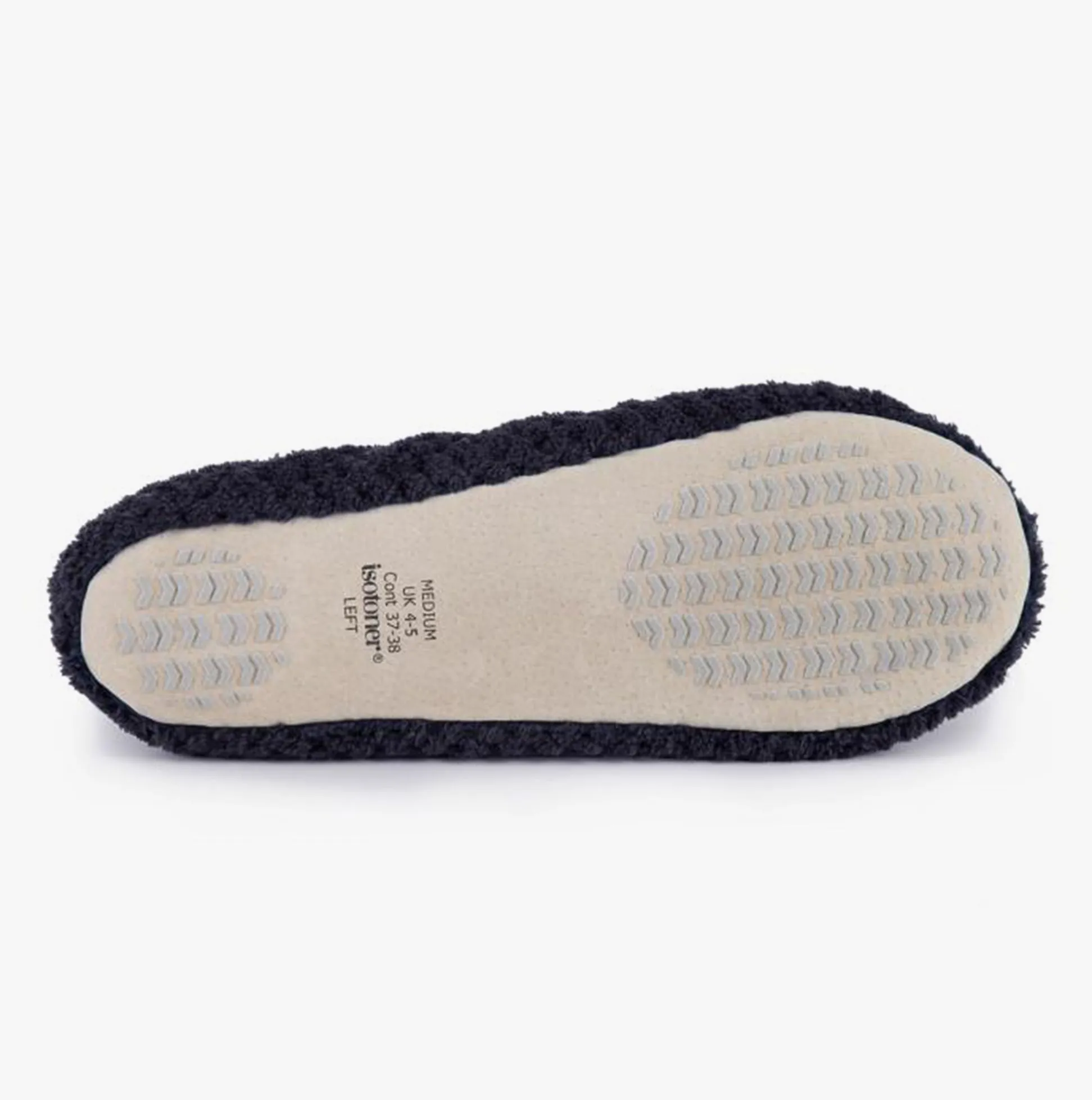 Totes Isotoner POPCORN BALLET Womens Ballerina Slippers Black sold by House of Slippers product image thumbnail 5